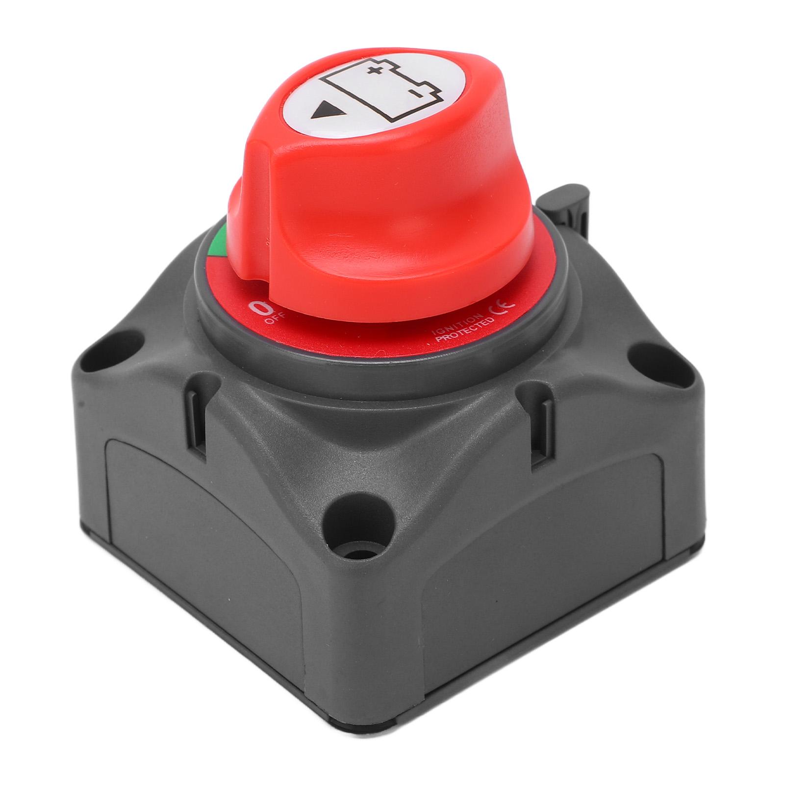 

Battery Power Cutoff Master Switch On Off 2 Positions Insulated for Car RV ATV Boat 12V‑48V DC