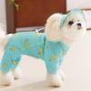 Pet Full Print Spring Summer Teddy Bear Small Dog with Hat Out Four Feet Sun Protection Cool Clothes Dog Clothes
