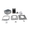 Practical NEMA 14 30R 30A Receptacle Assembly Set Includes Sturdy Metal Junctions Box Cable Clamps and Sliding Covers