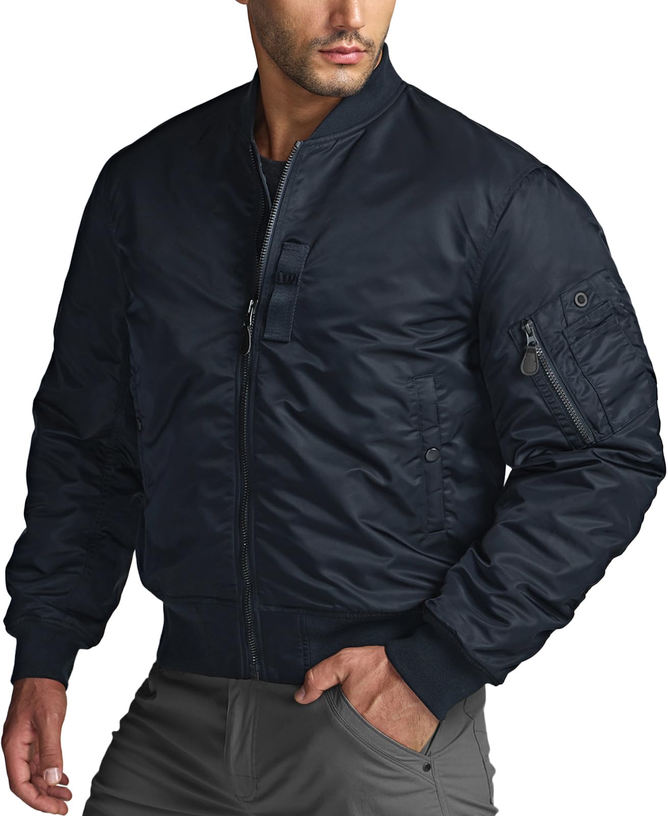 

CQR Aviation Flight Windproof and for Men and Ideal for Outdoor and Available in Large Sizes for and Jacket, Cold-Resistant, Women, Activities,