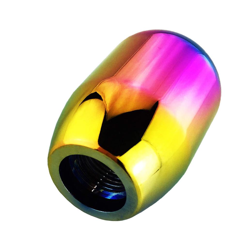 Abfer Schaltknauf Kurz und Aluminium für Schalthebel Universal Passend für Automatik und Manuell Auto Innenraum 5-Gang Knauf, Beschwert, Legierung, Autos,