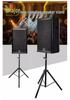 Professional Metal Speaker Stand for 12-15 Inch Speakers, Home KTV, Stage, and Conference Tripod Support.