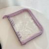 Transparent Travel Jewelry Storage Book Earring Holder Case Zippered Pouch Prevent Lost Earrings and Messy Necklaces