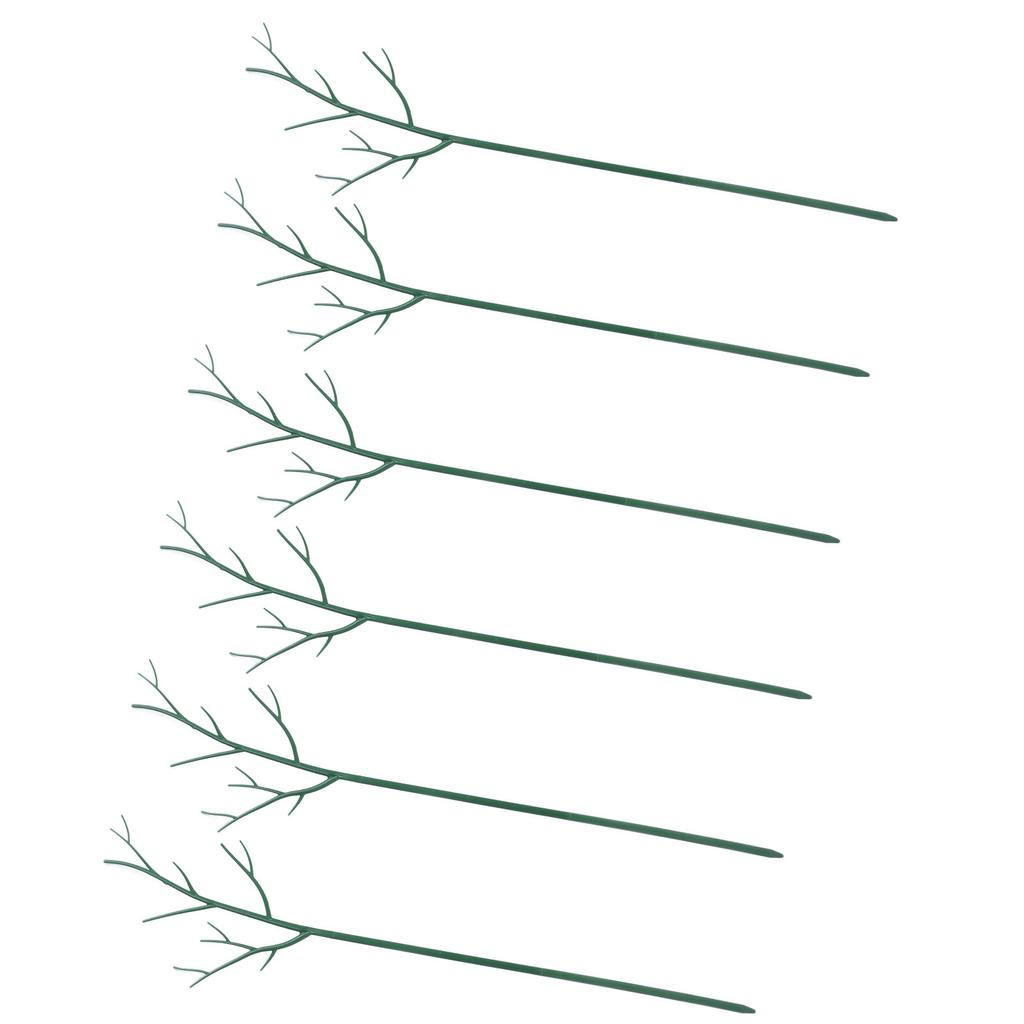 Plant Support Stakes Removable Garden Tree Branch Shape Green Plant Pole for Potted Plants and Flowers