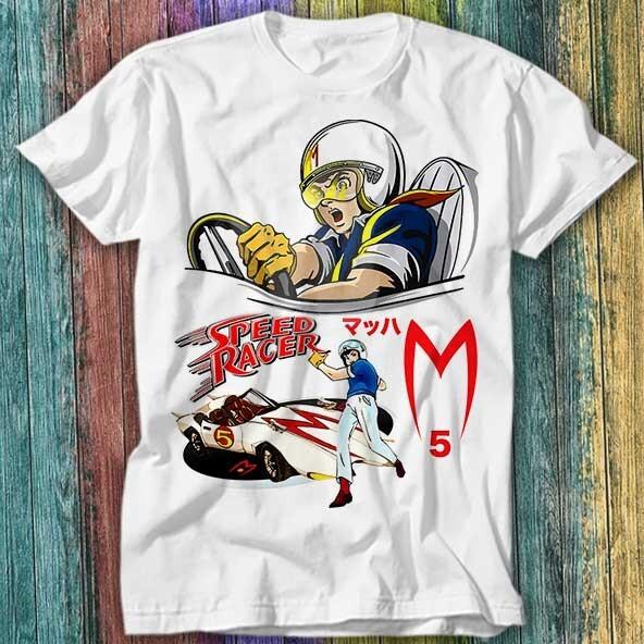 

Go Speed Racer Japanese Comic Anime T Shirt Top Tee 226 2XL