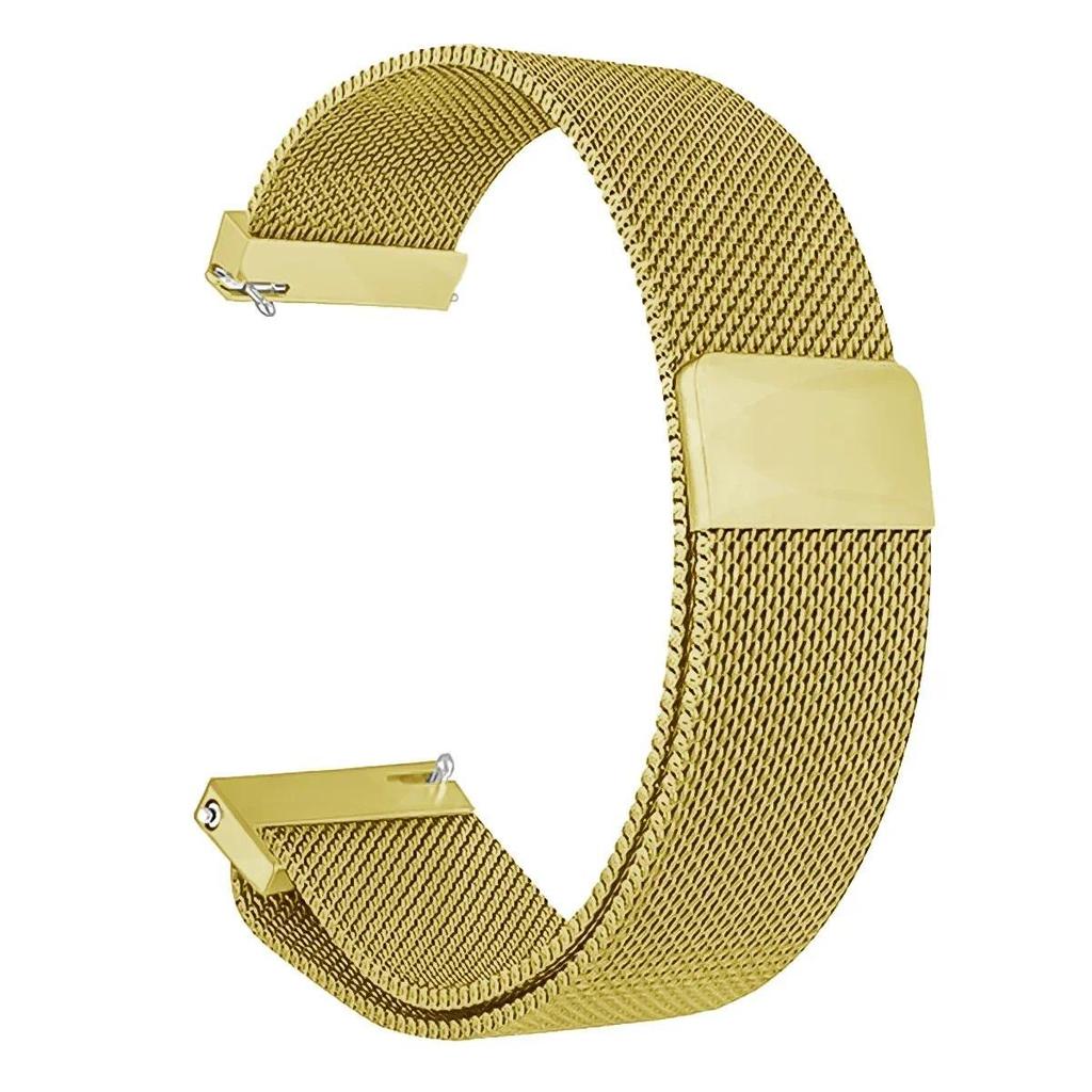 22mm Milanese Loop Strap for Redmi 3 Lite Steel Metal Strap for Xiaomi Active Smart Accessories 20mm Galaxy Watch 6 5 4 40 44mm