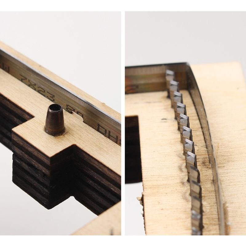 Professionelles Ergonomisches Lederbearbeitungs-Lederhandwerkszeug Handheld DIY Handwerksmesser Schneiderform für Künstlerische Projekte