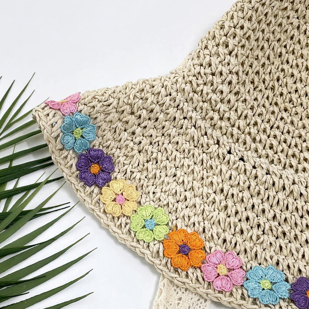 Women's and Men's Couple Daily Flower Straw Hat