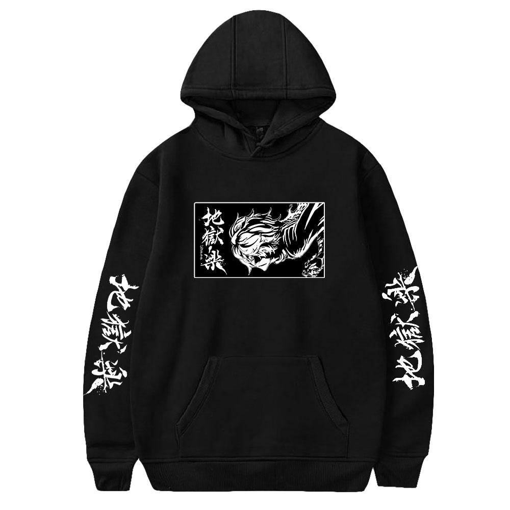 2023 Jigoku Raku Gabimaru Anime Hoodie Long Sleeve Woman Man Sweatshirts Harajuku Streetwear Jigokuraku Manga Clothes Hoodies