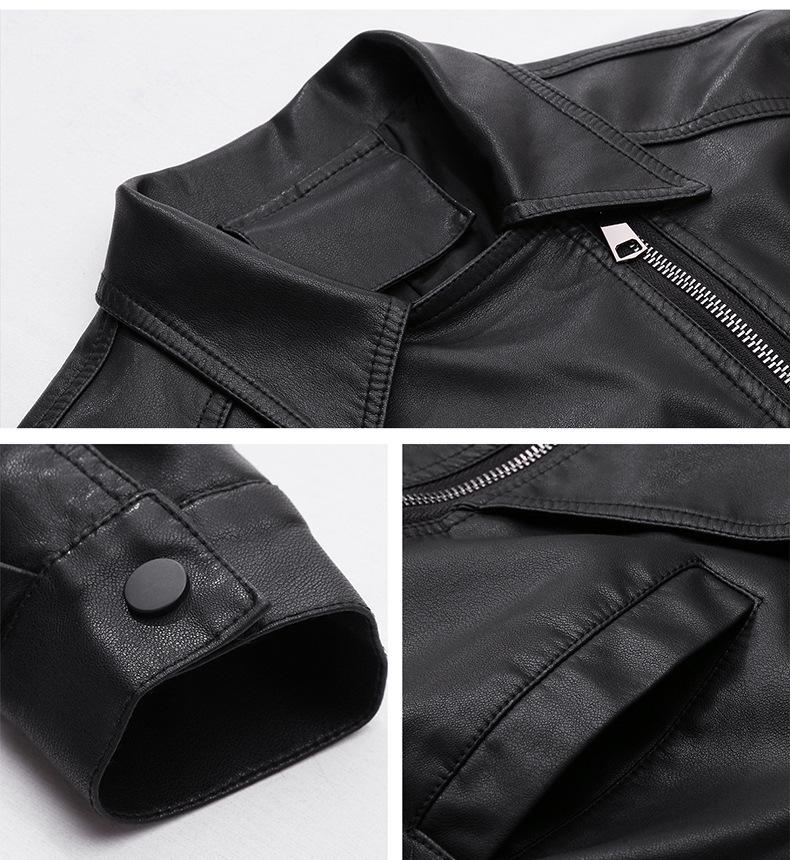 Women's PU Leather Jacket - Spring/Autumn 2025 Stylish & Versatile XG9972