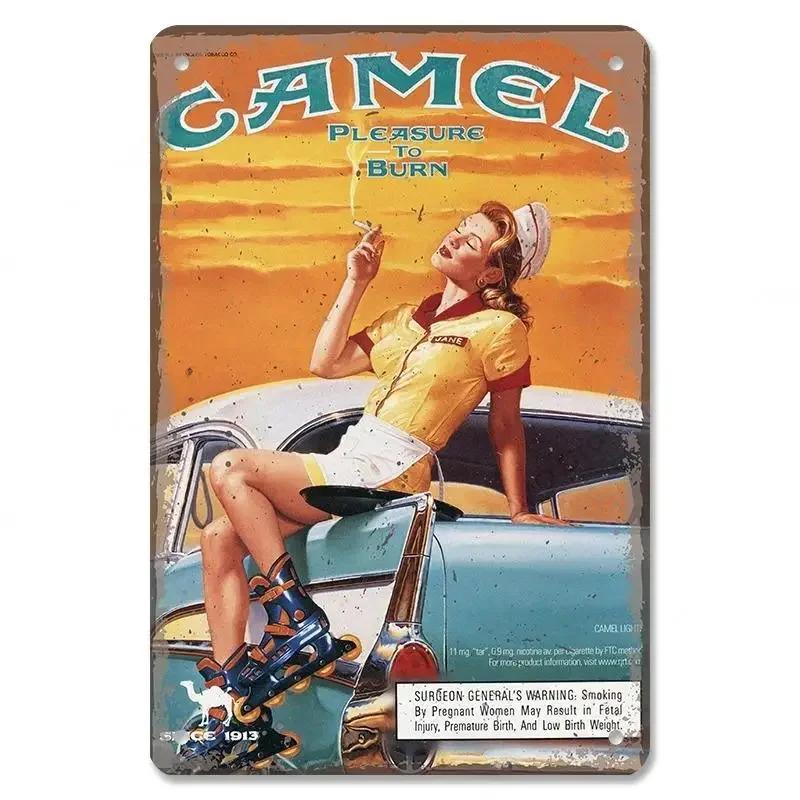 Metall-Wandskulptur Oldtimer | Blechschild, Retro Klassiker Auto Kunst, Halloween & Weihnachtsgeschenk, Bar/Pub/Garage Dekor