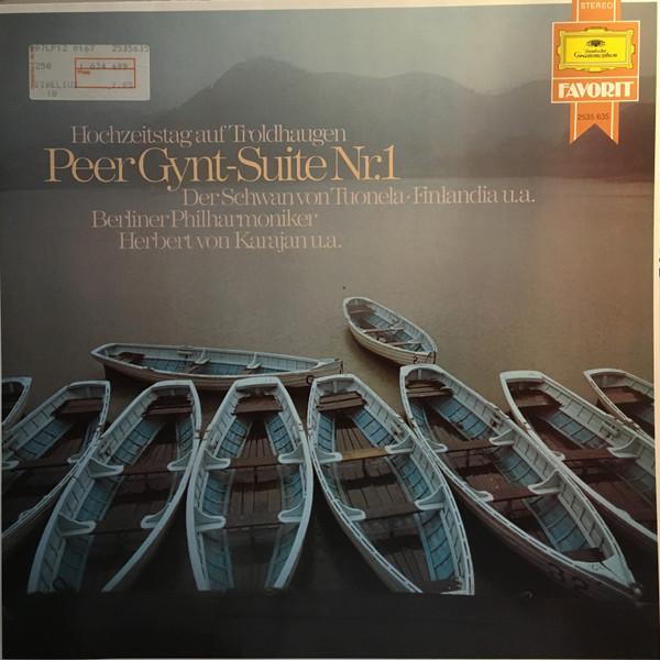 

LP Record GRIEG, SIBELIUS - Peer Gynt Suite - Finlandia - Valse 2535635 Deutsche Grammo 1980 Germany Classical Used
