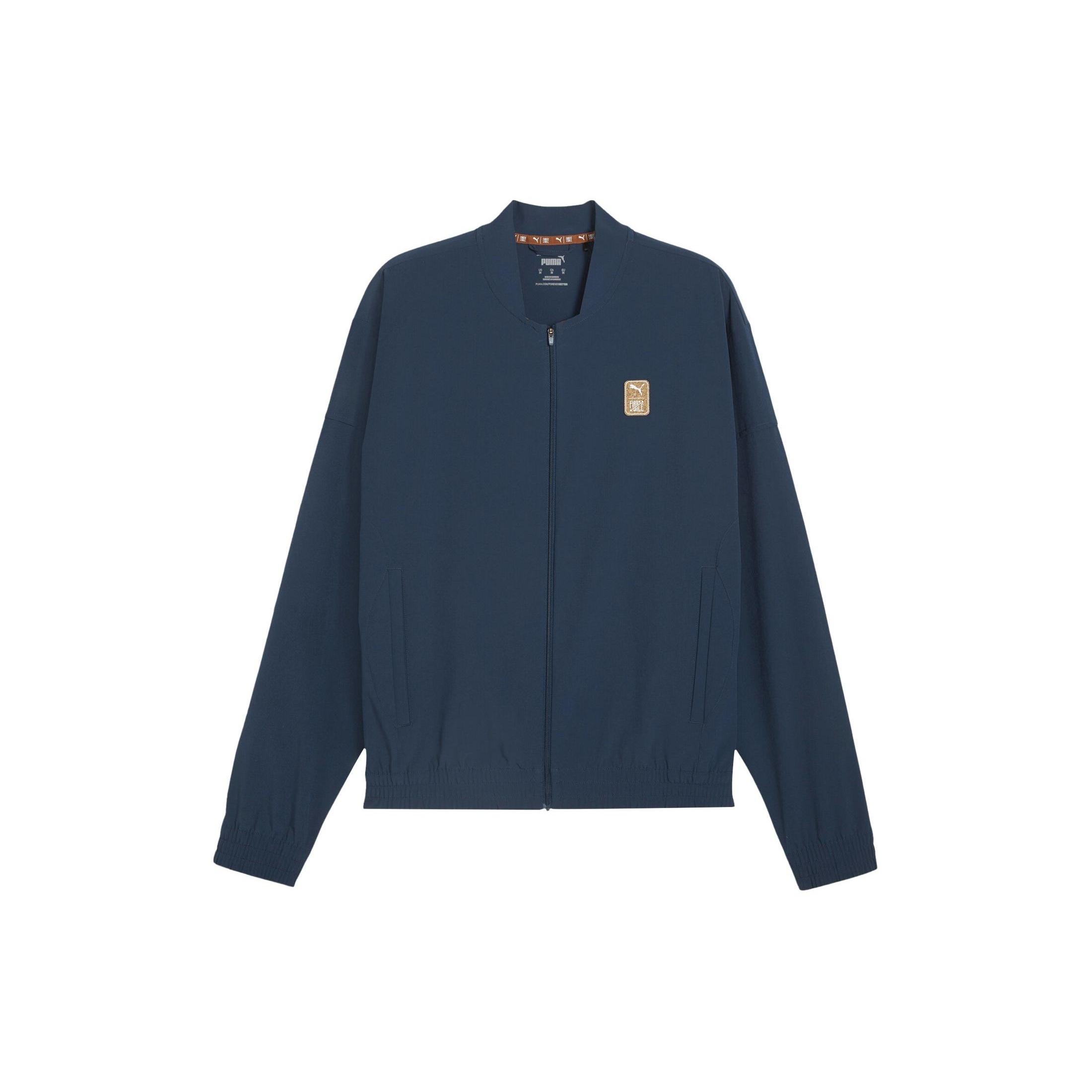 PUMA x First Mile Running Jacket  Navy  Men s 525395-14 L