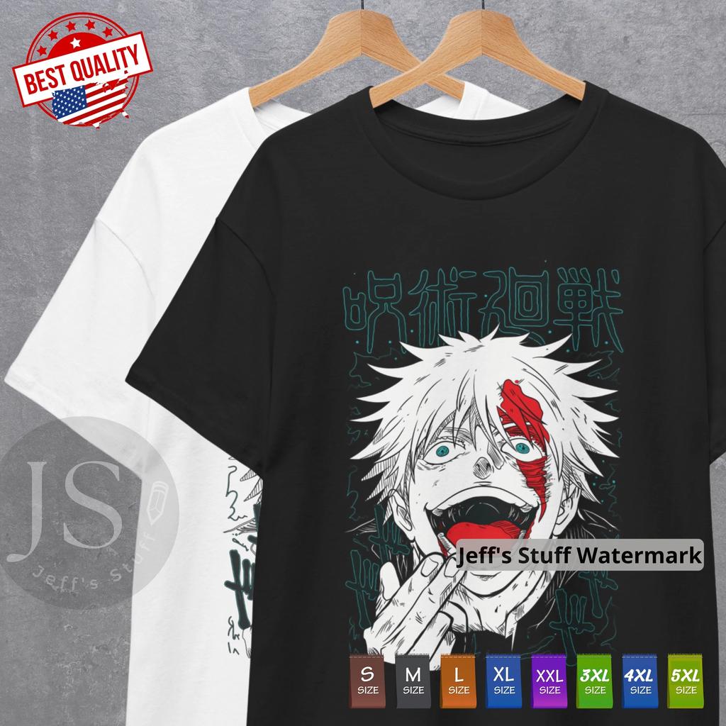 Gojo Satoru T Shirt Jujutsu Kaisen Anime Clothing Manga Cosplay Japanese Tee