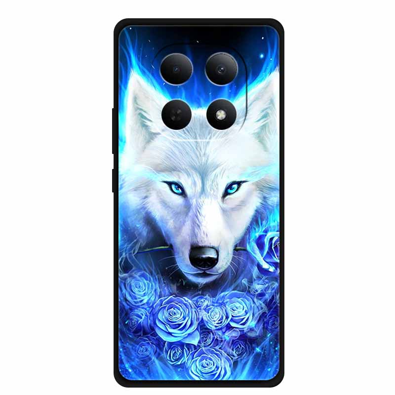 Cover For Xiaomi POCO M8 Case Funda For POCO M 8 Bumper Protective Luxury TPU Soft Silicone Back Phone Cover Animals Lion Tiger