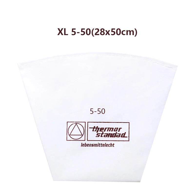 3 Size Reusable Cotton Pastry Bag for Icing Piping Thicken Fondant Cake Cream Baking Decoration Tool Kitchen Cookie Bakeware 1Pc