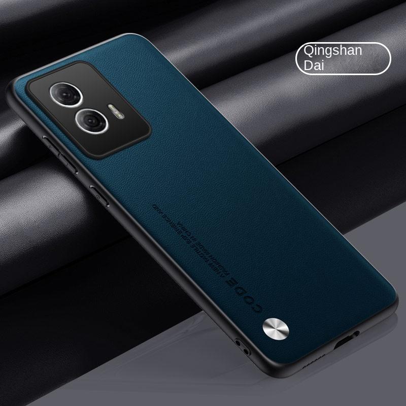 For Motorola Edge 50 Fusion Case Soft Vegan Leather Grain Slim Protective Back Cover Case For Motorola Edge 50fusion Phone Shell