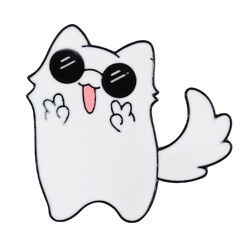 

Эмалированная булавка Jujutsu Kaisen, броши с героями мультфильмов, аниме, животные, кошка, металлическая шляпа на заказ, одежда с лацканами, рюкзак, ювелирные изделия, подарок для друзей и фанатов