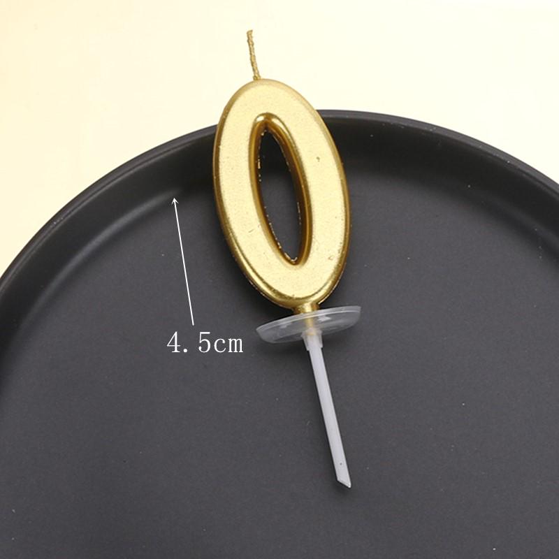 50 Gold and Silver Number Candle Cake Toppers - Individually Boxed Party Decorations