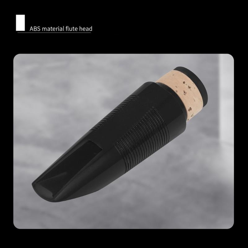 Clarinet Mouthpiece Kits Clarinet Blowing Head with Ligature,one Reed and Plastic Cap Replacement Clarinet Accessories