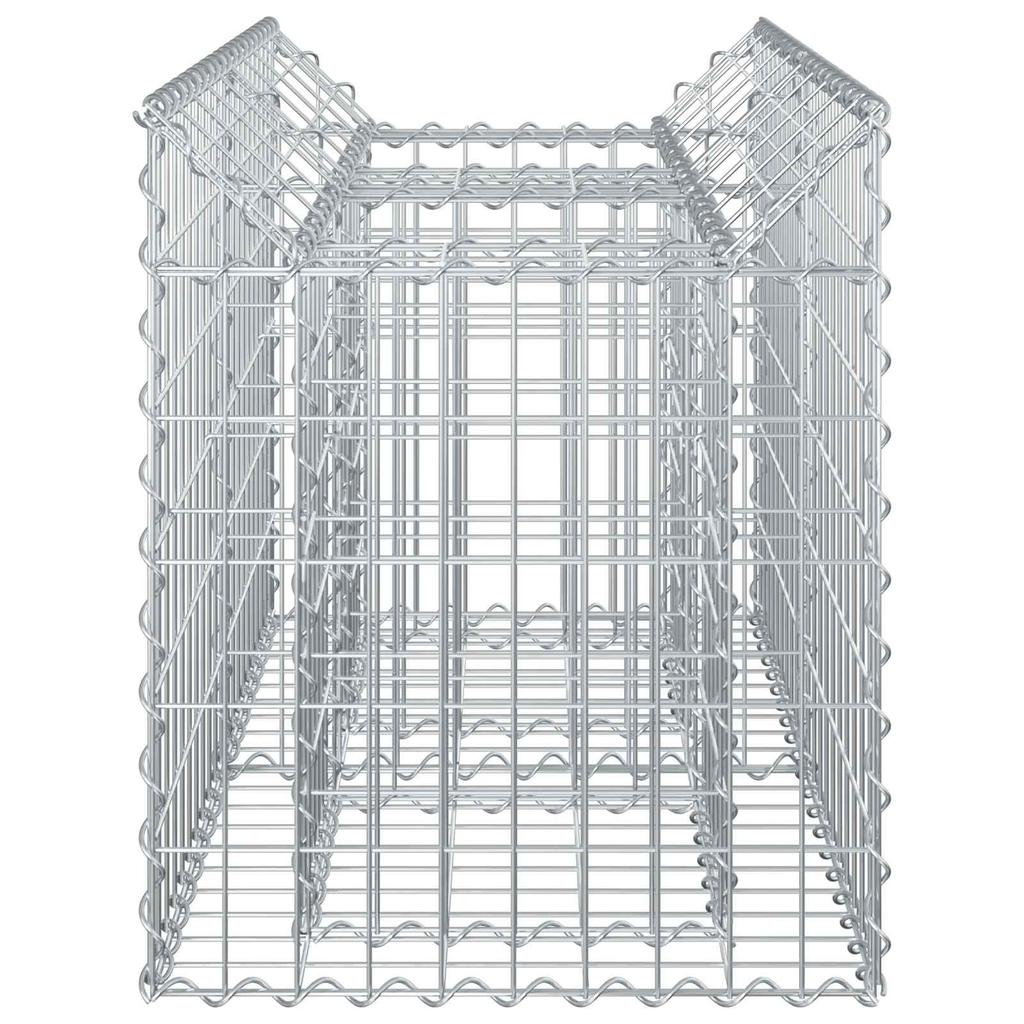 Gabion Raised Bed Silver