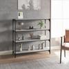Bookshelf Gray Sonoma 100 x 33 x 100 cm Engineered Wood and Steel