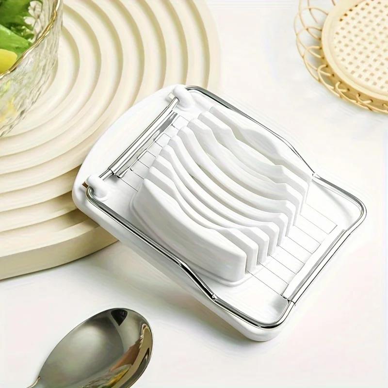Egg Slicer Various Multi Functional Stainless Steel Egg Slicers Can Cut Soft Food for Practical Quick Household Kitchen Tools 2