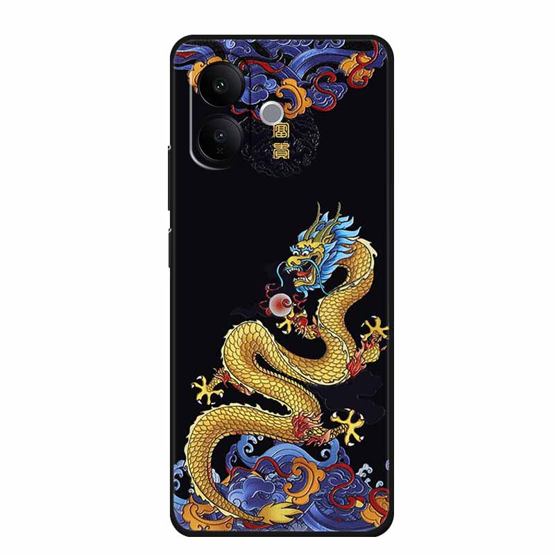 3D Embossed Case For Vivo V60 lite V2530 Phone Case Shockproof Silicone Soft Coque For Vivo V60 lite 2025 Back Cover Case Funda