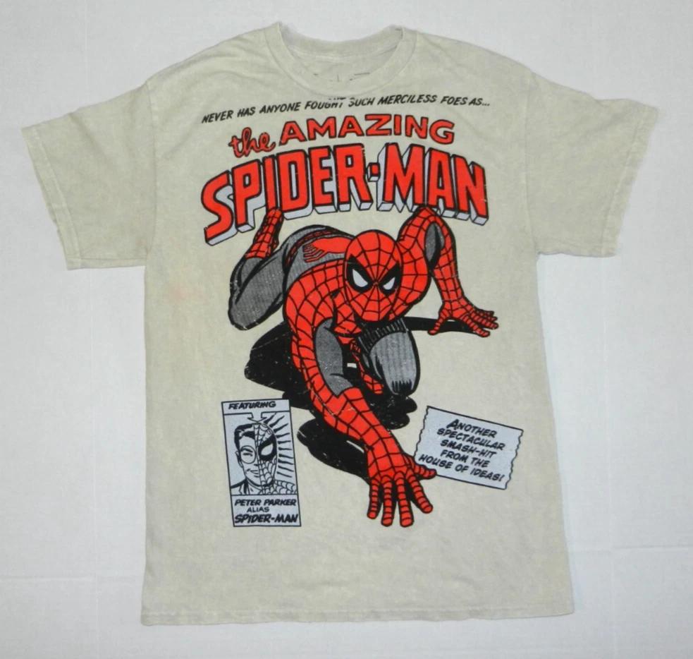 Marvel The Amazing Spider-Man Vintage Cover Tee S