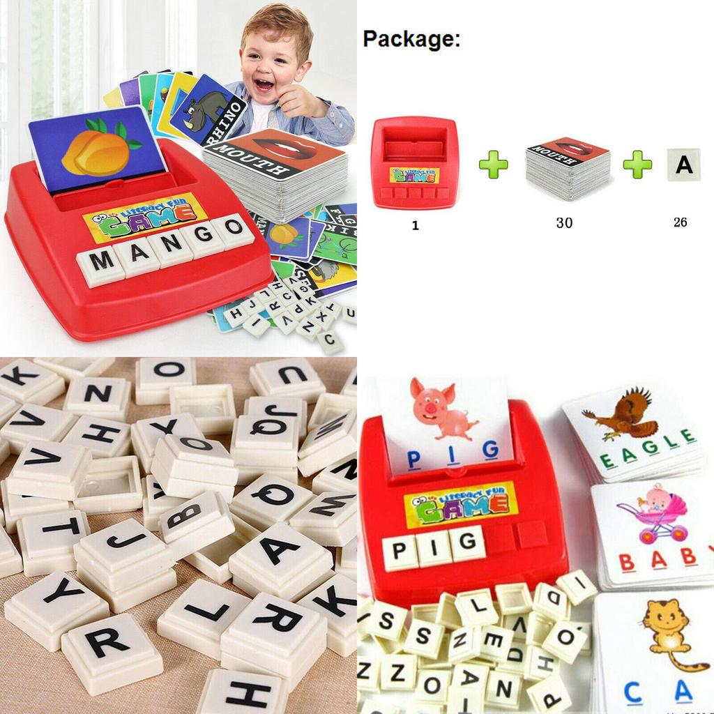 Engaging Educational English Spelling Alphabet Letter Game For Kids Learning Fun