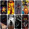 Five-Nights-At-Freddys F-Fnaf Pouzdro na telefon pro Samsung Galaxy A20,21s,22,31,32,52,53,72,73,80,91 Měkký tekutý silikon Černý kryt