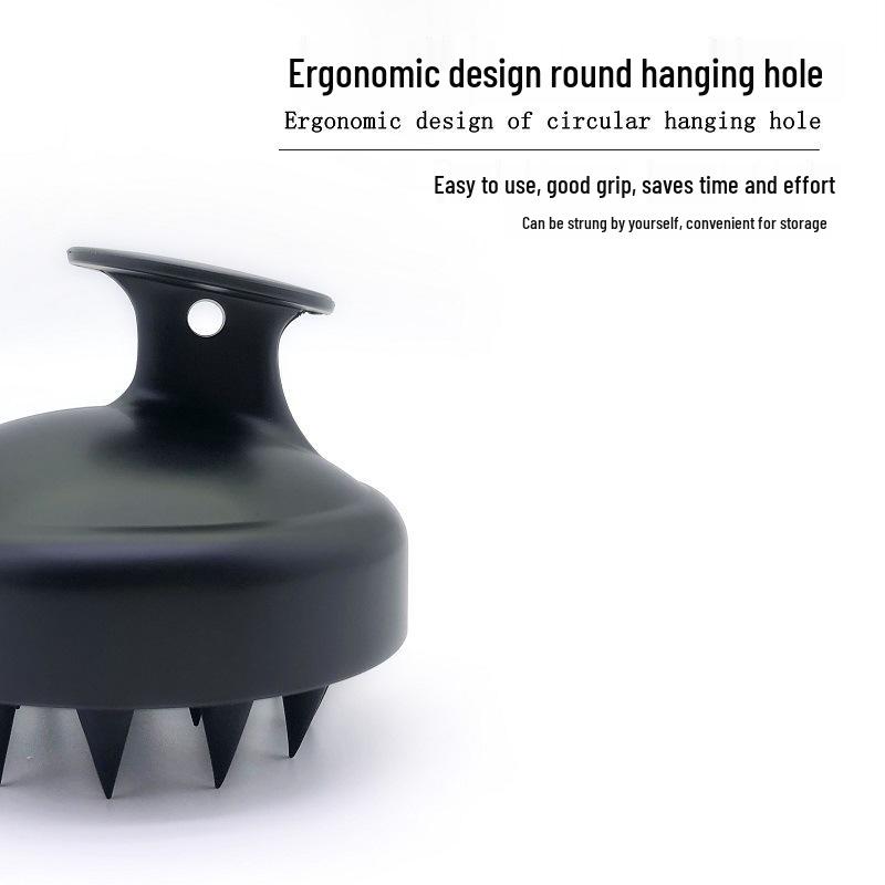 Korean Style Matte Silicone Scalp Massaging Shampoo Brush