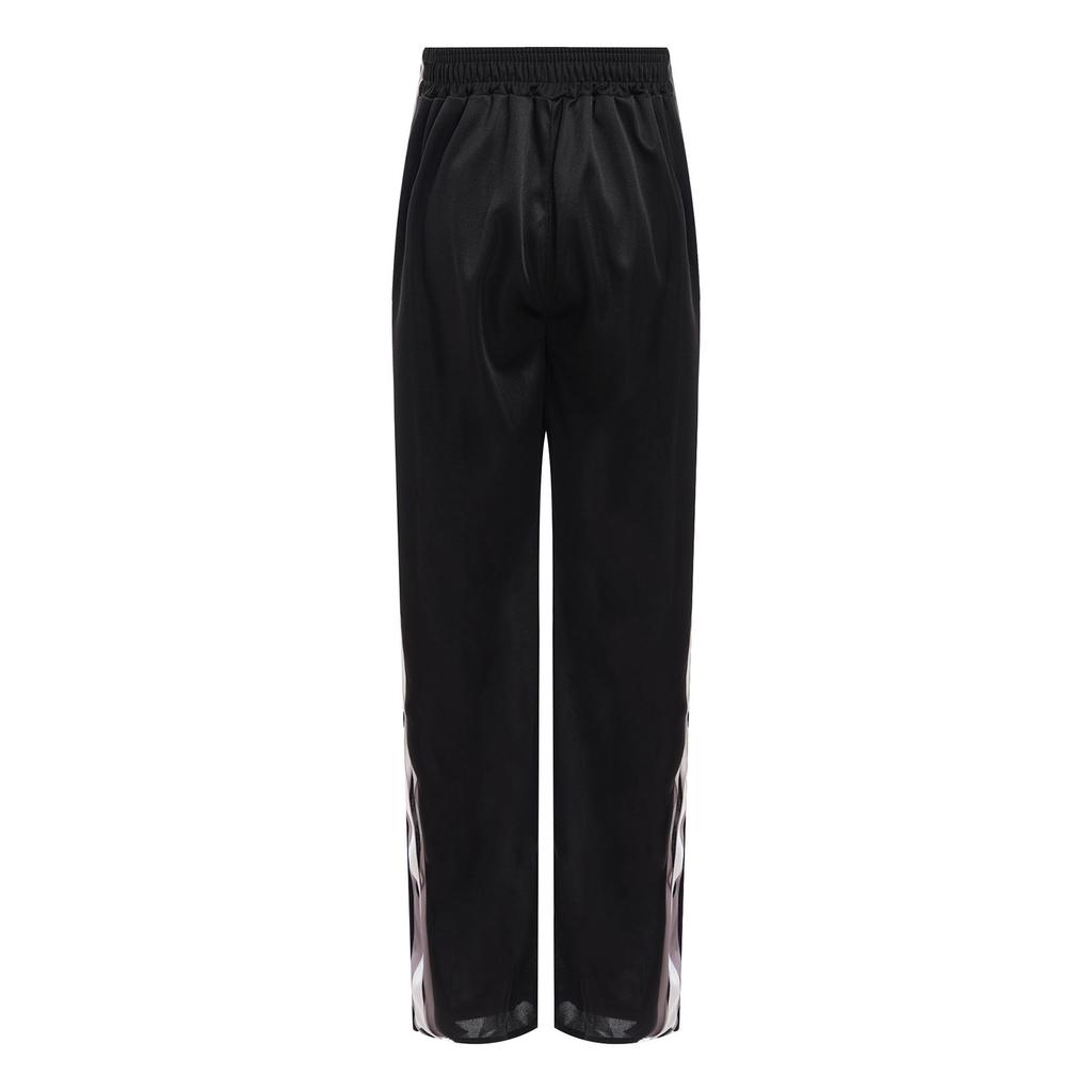 Unisex Kids Pants Side Split with Buttons Color Block Straight Leg Elastic Waist for Sports Basketball Hip-Hop