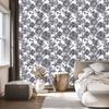 Black and White Roses Wallpaper for Living Room and Bedroom 50x1000