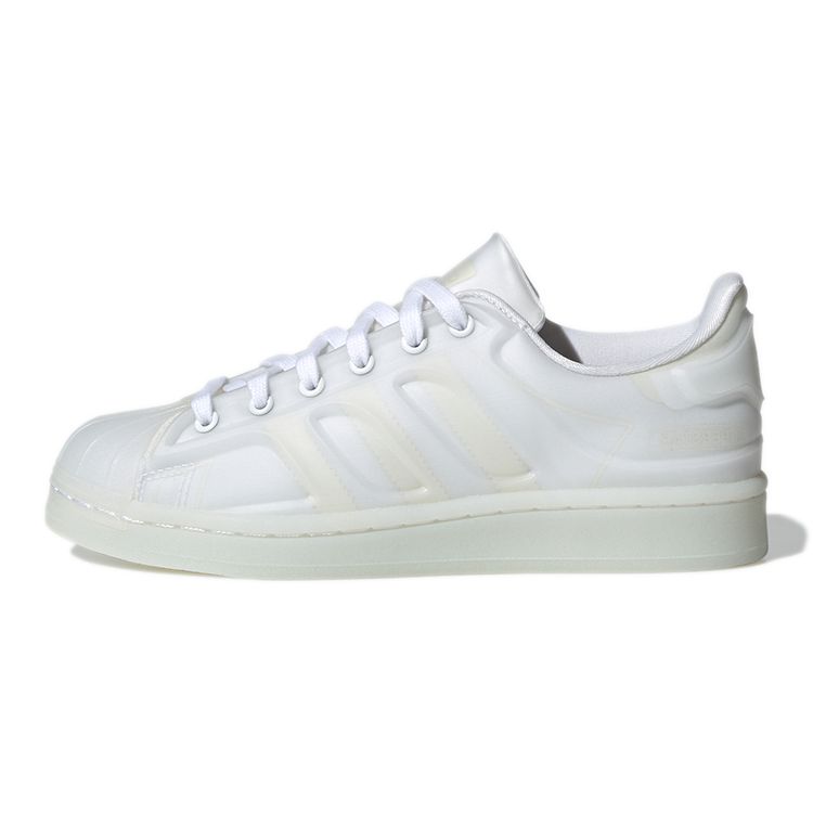 Adidas Originals Superstar Futureshell Comfortable Casual Low Top Kids Skate Shoes Kids Sneakers Bare-White H00834