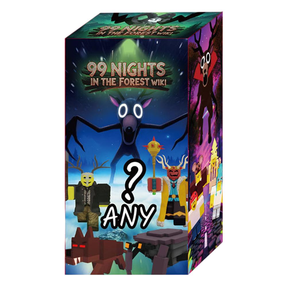 New Hot 99 Nights In The Forest Monster Blind Box Deer Cartoon Milu Deer Stuffed Game Peripherals Halloween Toy Gifts