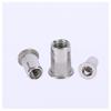 Stainless Steel & Carbon Steel Zinc-Plated Vertical Grain Through Hole Rivet Nut