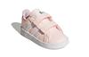 Adidas Neo GRAND COURT Breathable Low top Toddler Shoes Pink White Infant And Toddler FW4949