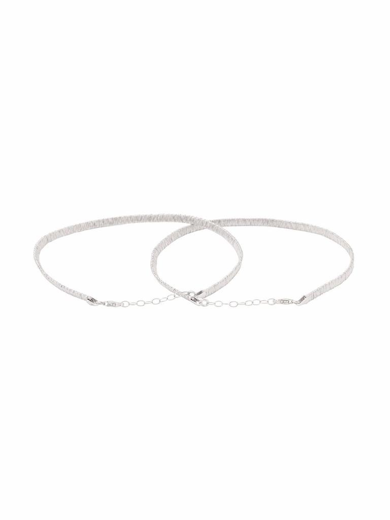 Kicky and Perky 925 Sterling Silver Chain Anklet Jewelry For Women