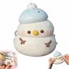 Cute Snowman Toy Kawaii Soft Slow Rising Stress Relief Toys For Kids Adults Christmas Gift Desktop Decor Party