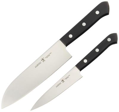 Henckels Fly Santoku Bıçak Petty 2 Parça Set Made in Bıçak Seti Paslanmaz Çelik Hediye Bulaşık Makinesinde Yıkanabilir Made in Seki Gifu Bölgesi Japonca "Kayıp / Japonya"