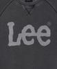 LEE Big Twitch Logo Dyed Short Sleeve Sweatshirt Charcoal