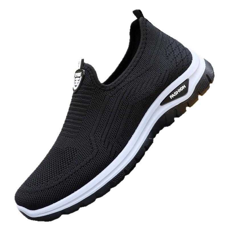 Fashion Summer New Men's Casual and Comfortable Daily Mesh Cloth Shoes, Breathable and Casual Polyurethane Outsole Sports Shoes