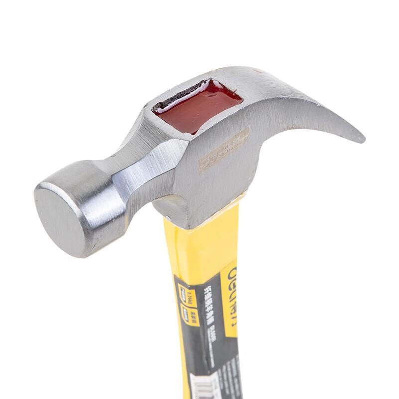 Deli 1lb Fiberglass Handle Claw Hammer