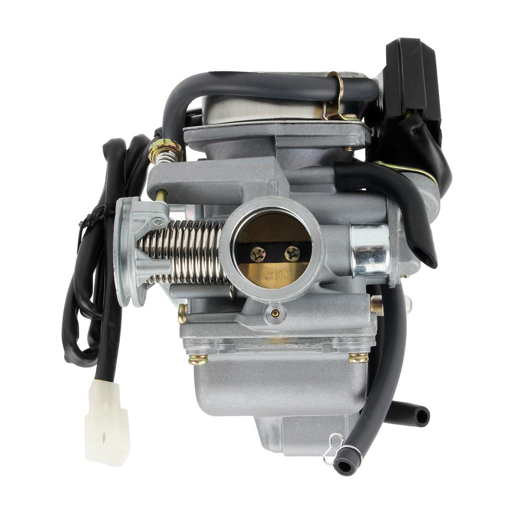 For GY6 PD24J Motorcycle Carburetor Accessories 125cc 150cc 4 Stroke Engine ATV Go Kart Scooter Moped 24mm Carb Replacement