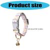 Adjustable Dog Collar Flower Pattern Quick Release Buckles Neck Collar For Small Breeds and Cats Daily Walking And Hiking