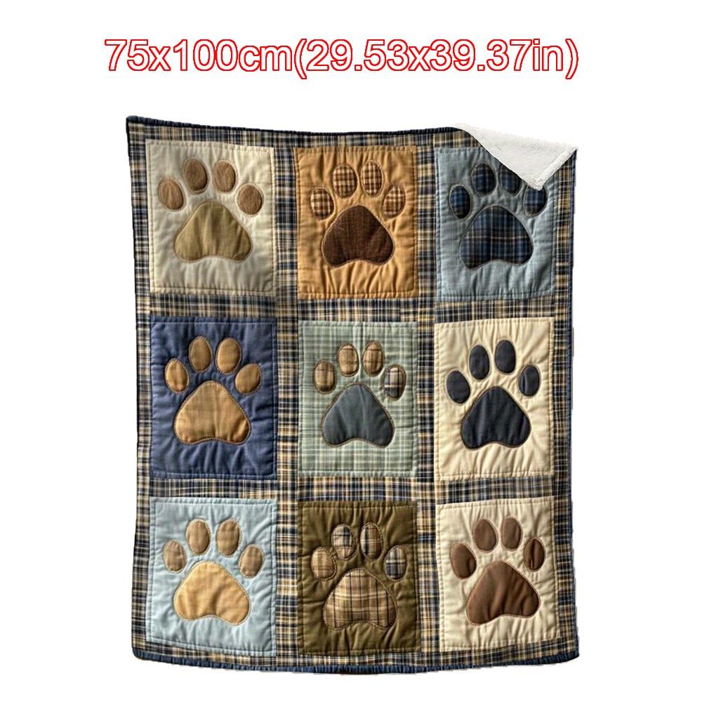 

Double Sided Reversible Blanket Cartoon Pattern Plush Blanket Flannel Throws for Bed Sofa Couch 75x100cm