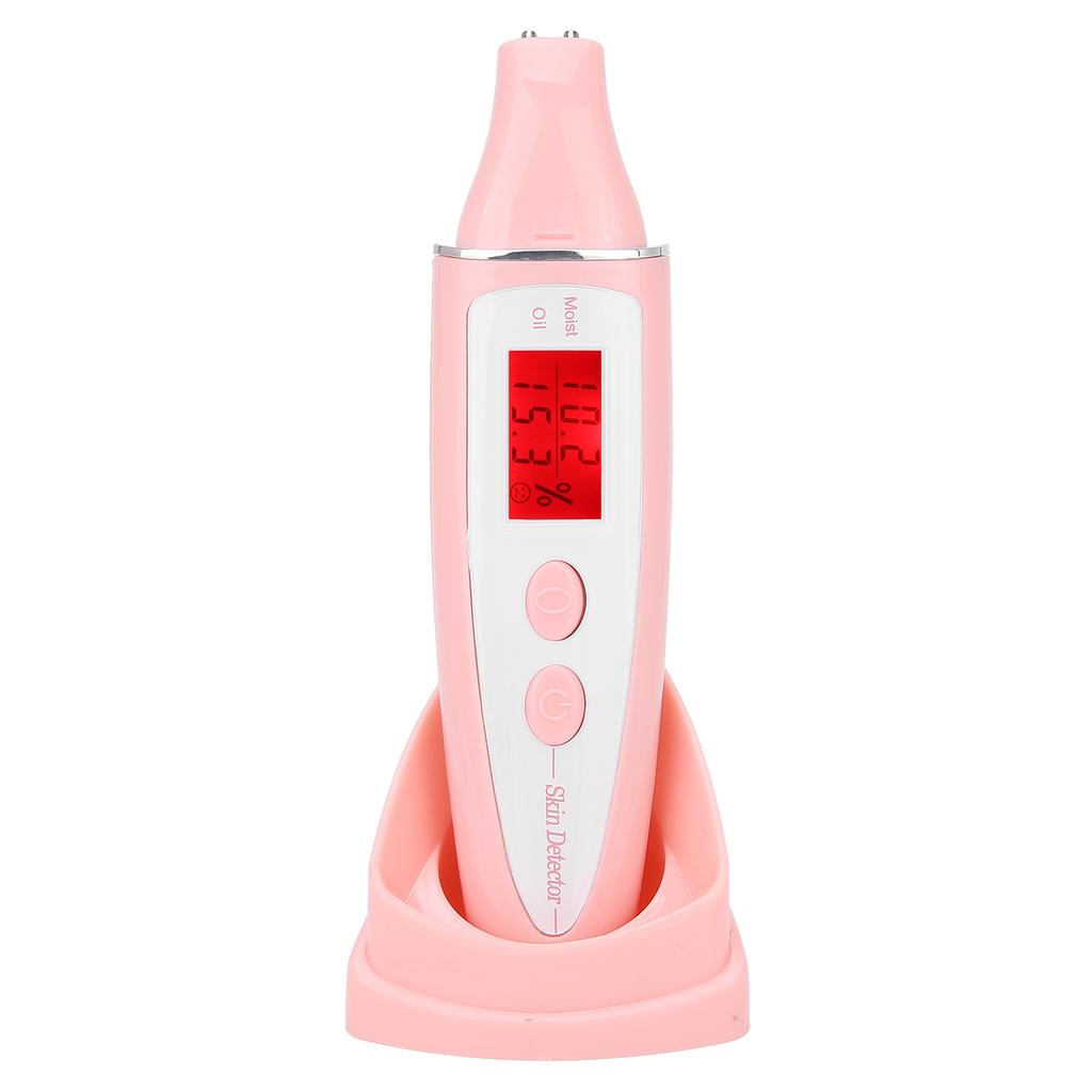 High Sensitive LCD Digital Skin Analyzer Moisture Water Oil Monitor Facial Skin TesterWhite