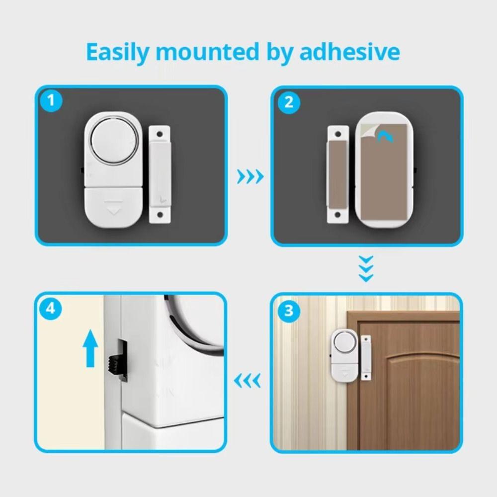 Easy Installation Anti-theft Doorbell Alarm High Volume Magnetic Sensor Alarm  for Home Security