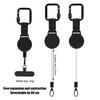 Anti-Theft Phone Tether Retractable Steel Line Cellphone Strap Universal Phone Lanyard with Locking Carabiner And Metal Tether Tab for Outdoor Hiking